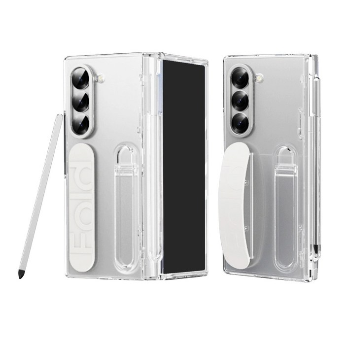 리네시 갤럭시 Z 폴드 슬림 힌지보호 풀커버 그립 스탠드 케이스  S펜