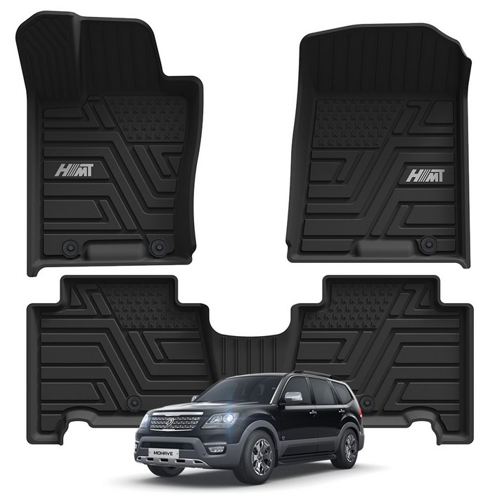 [반영구 청소 편한 매트] TPE 방수 카매트  풀커버 3D 자동차 바닥매트