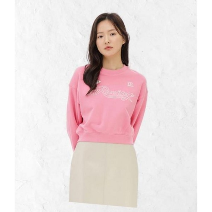 탑텐 TOPTEN 여성 테리 그래픽 스웨트셔츠 MSE1TR2902