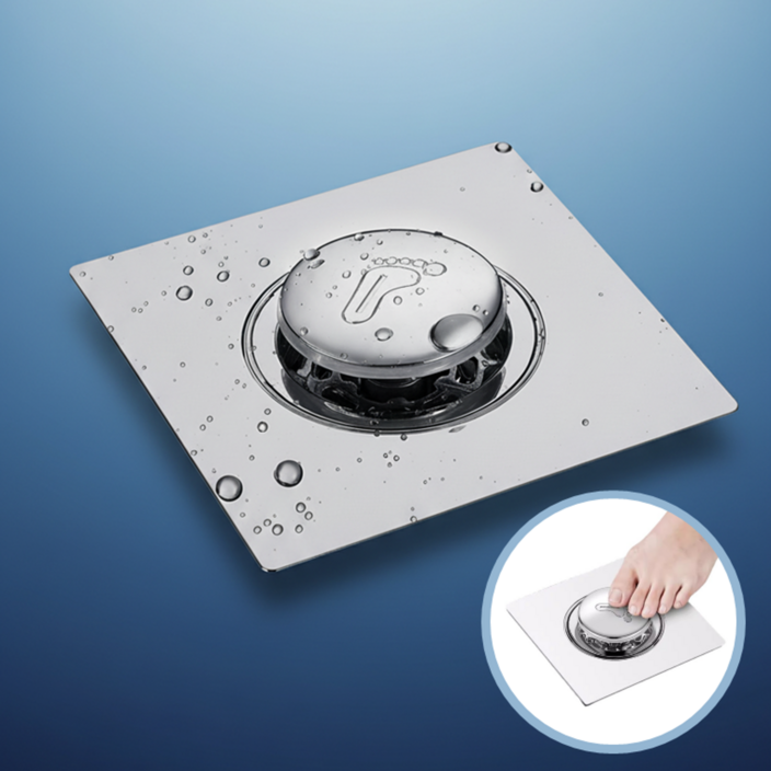 무무비 풋클릭 냄새차단 배수구 트랩 화장실 유가 배수구 냄새 악취 차단 육가