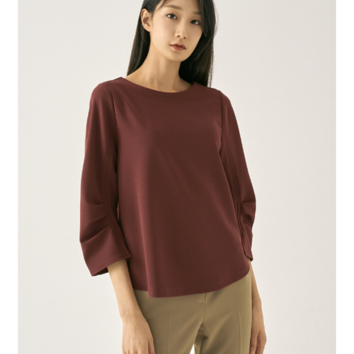 지센뉴코아창원점 소매볼륨블라우스티셔츠심플해서 이너로도 좋아요