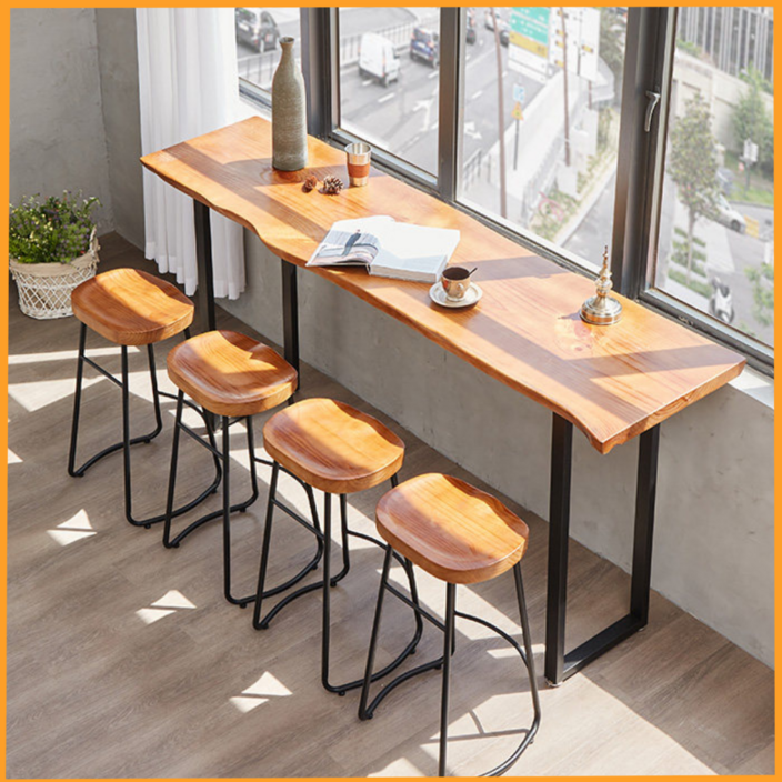 담소목 모던바테이블 홈바 카페 튼튼한 원목 사이드, 무드 원목테이블 1000