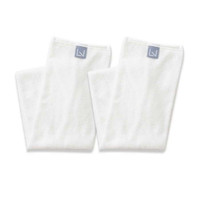 퓨어레비 천연펄프 롱바디타올, 화이트, 2개, 1개입