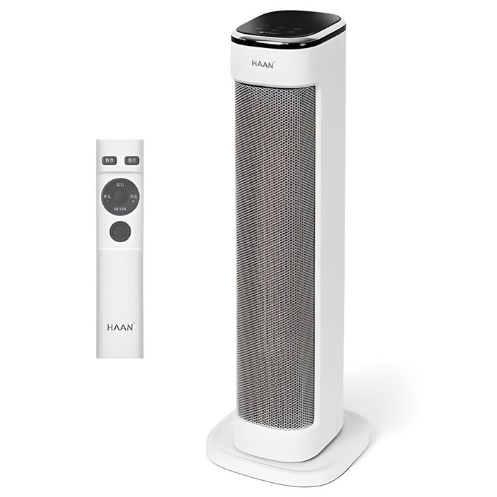 한경희이지라이프 초저소음 PTC 타워형 리모컨 그래핀 온풍기