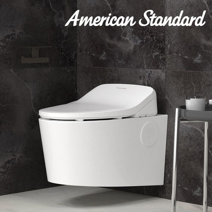[25년 신모델] 아메리칸 스탠다드 아쿠아R 비데 터치식 무선 리모컨 방수 필터없는 직수형, 고객직접설치, 아쿠아R