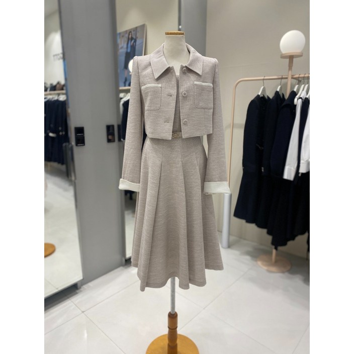 국내백화점 JJ지고트 원피스 주말외출복 나들이패션 레이어드스타일 트렌디룩