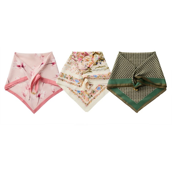 인포벨TV홈쇼핑정품 애드크로스 이블링 파리 골드링 스카프 자석 스카프링 야외 간절기 봄 중년 스카프