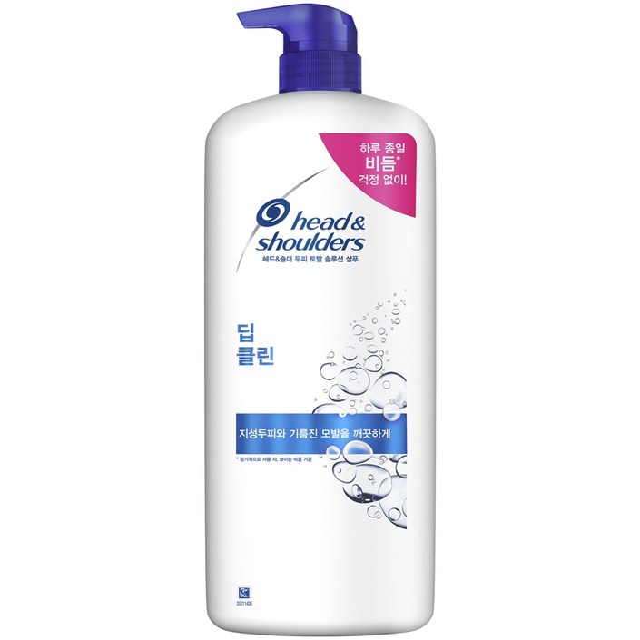 헤드앤숄더 딥 클린 샴푸 쿨하고 시원한 향, 1.2L, 1개