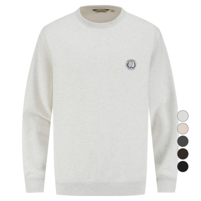 지오지아 남성용 더블니트 그래픽 맨투맨 AEF4TR1102