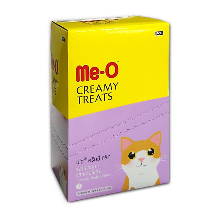 MeO 크리미 고양이 간식 15g x 96p, 1개, 참치 + 가리비 혼합맛
