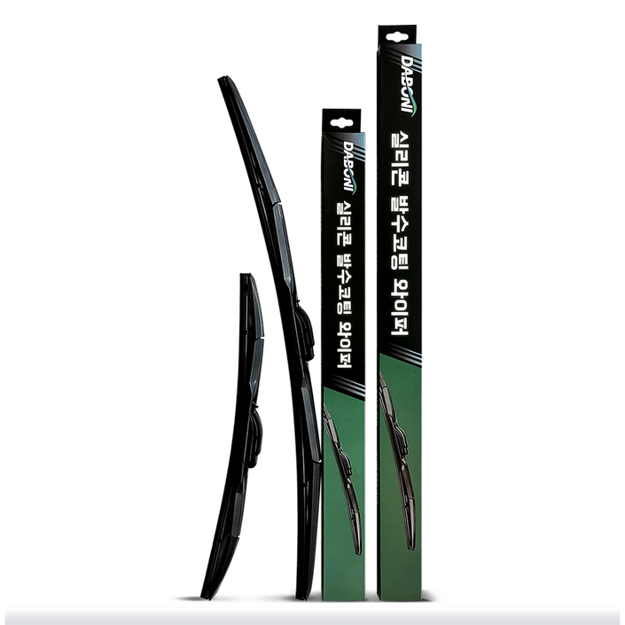 다보니 빗물을 튕겨주는 실리콘 발수 하이브리드 와이퍼 차 운전석  조수석 세트