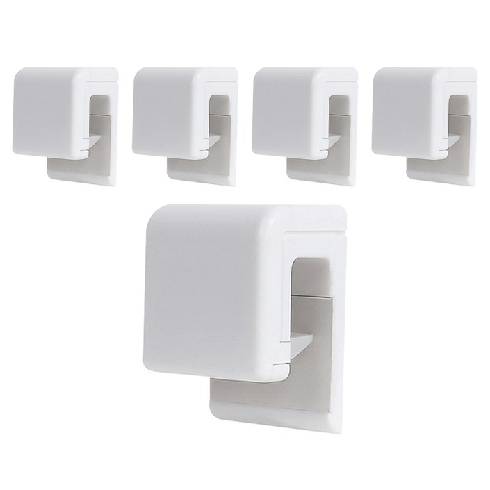 리빙메이커 무타공 간편 클립형 치약걸이