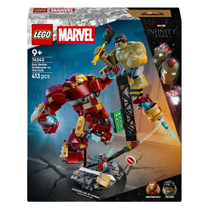 레고 슈퍼히어로 Marvel 대결전 헐크버스터 대 헐크 76343