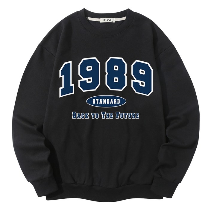 일루소 남녀공용 소프트 특양면 1989스탠다드 맨투맨