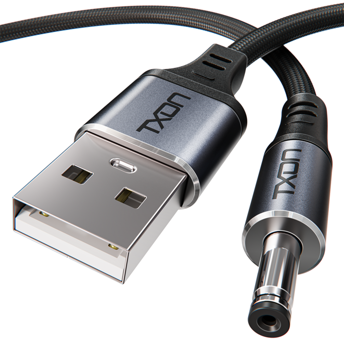 티엑스온 USB 전원케이블 DC 5v 외경 3.5mm 케이블