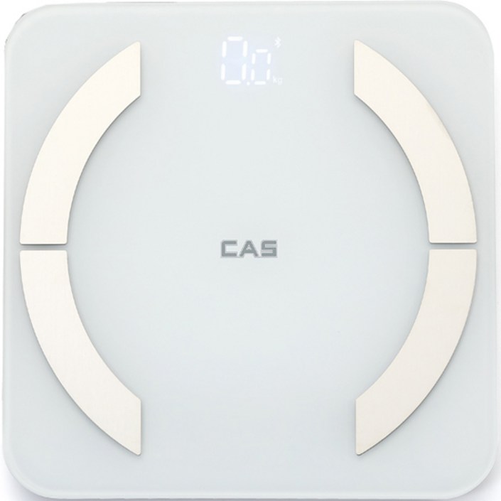 CAS 블루투스 체중계, GBF1603B, Milky White, 1개