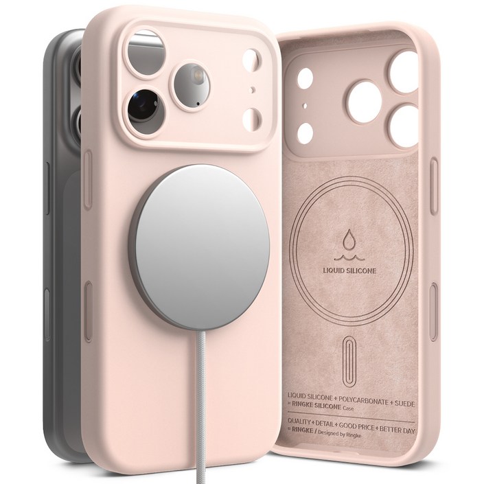 링케 실리콘 맥세이프 마그네틱 휴대폰 케이스