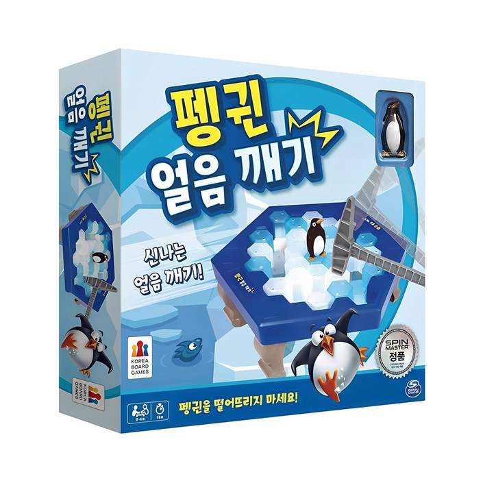 코리아보드게임즈 펭귄 얼음 깨기 균형잡기 게임