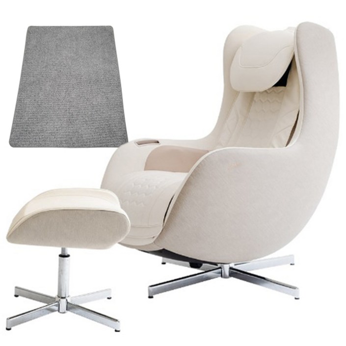 브람스 지이 루디 안마의자  풋레스트  러그 방문설치