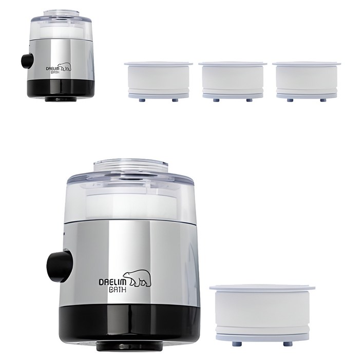 대림바스 디클린 필터 주방용 싱크헤드 본품 1p  리필 필터 2p, 2개