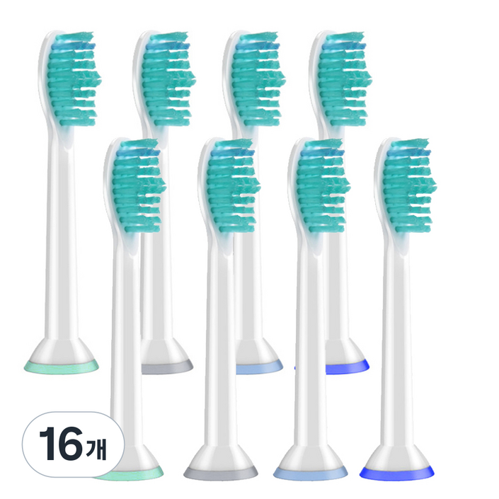 토비메모리 프로리절트 필립스 전동칫솔 호환 리필모, HX6014, 16개
