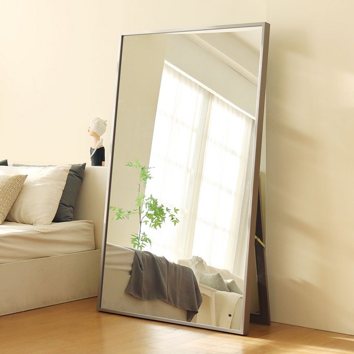 포메리트 모던 전신거울 H1700 거치형 방문설치