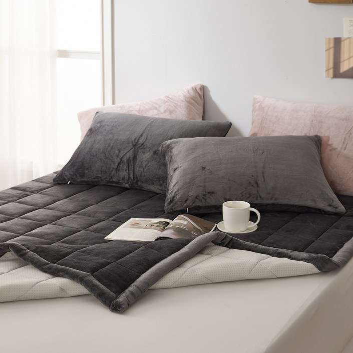 에어룸 자가발열 히팅솜 극세사 스테이 침대패드