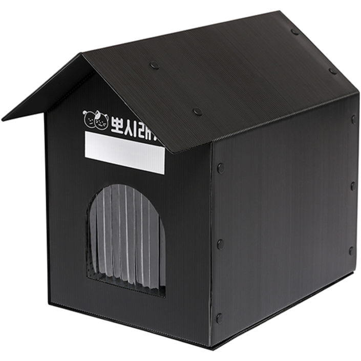 뽀시래기 길고양이 코지 겨울 하우스, 단일 색상, 1개