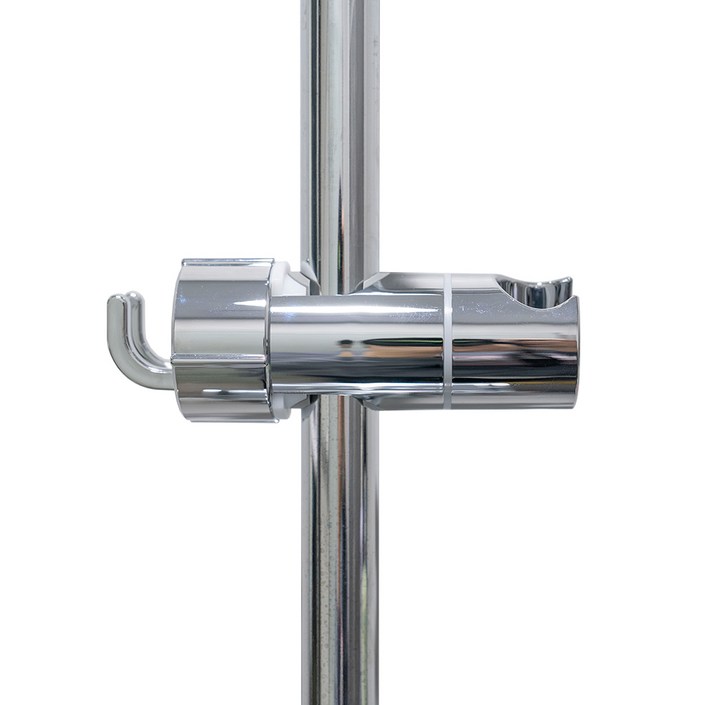 리빙공감 초간편 후크형 샤워기홀더, 실버