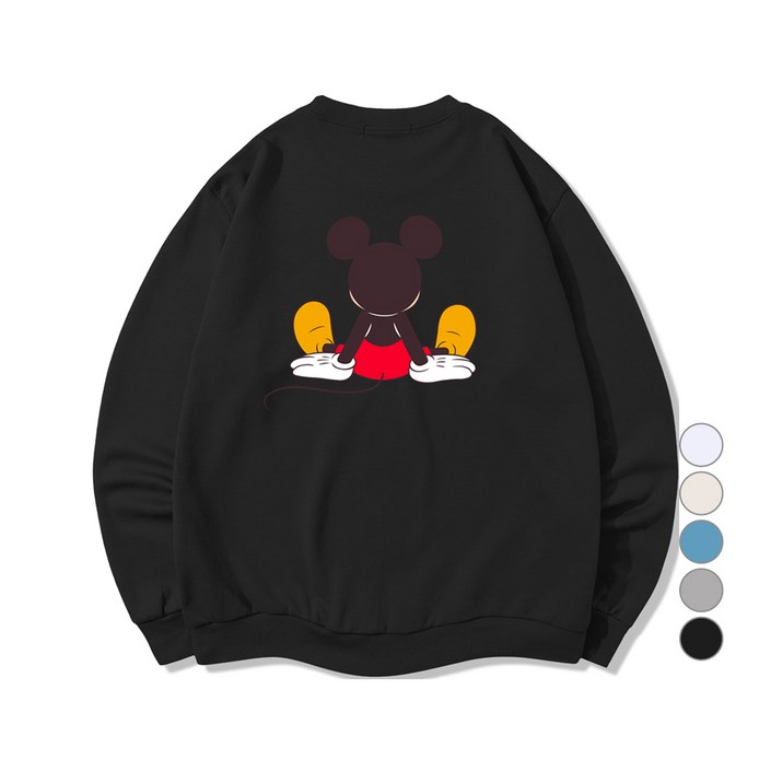 일루소 남녀공용 디즈니 스마일링미키 맨투맨