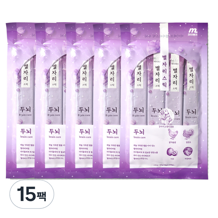 마이베프 반려동물 별자리스틱 영양제, 15개, 60g