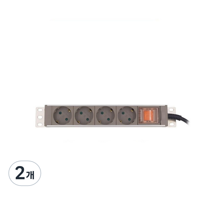 신성전기산업 알루미늄 멀티탭 4구 AL-SW-16A 4, 1.5m, 단일색상, 2개