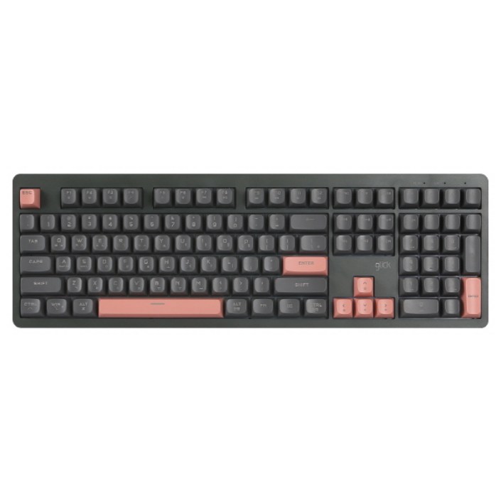 지클릭커 파도프로젝트 제주바다 풀윤활 플런저 무소음 무선 블루투스 키보드