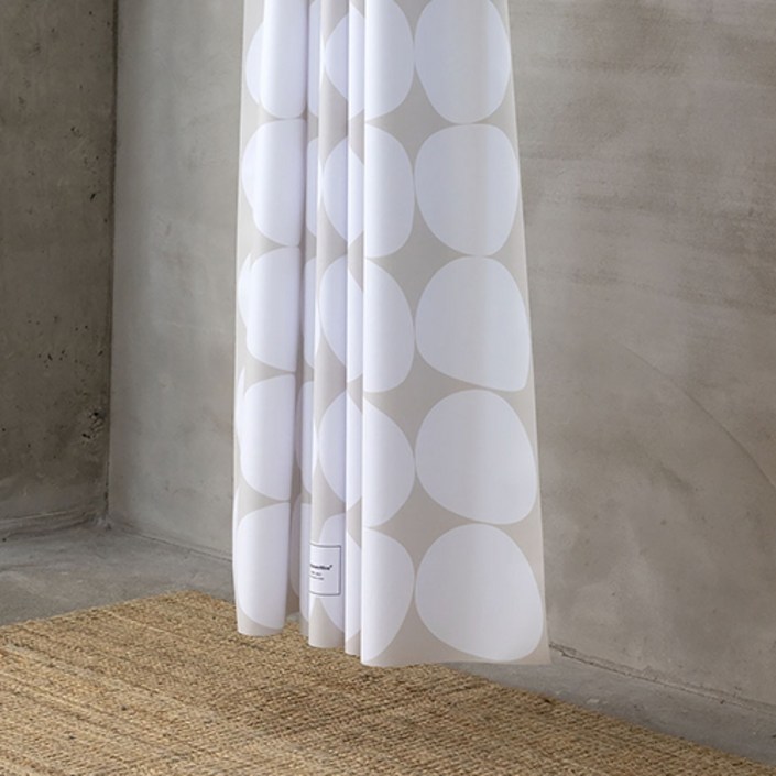 원세븐나인 패브릭 샤워커튼, 블랏, 1개