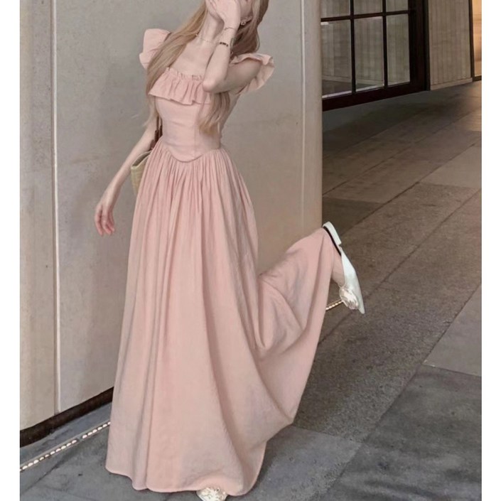 카밀라쇼룸 사랑스러운 공주님 분위기 디자인 롱 프릴 공주 원피스