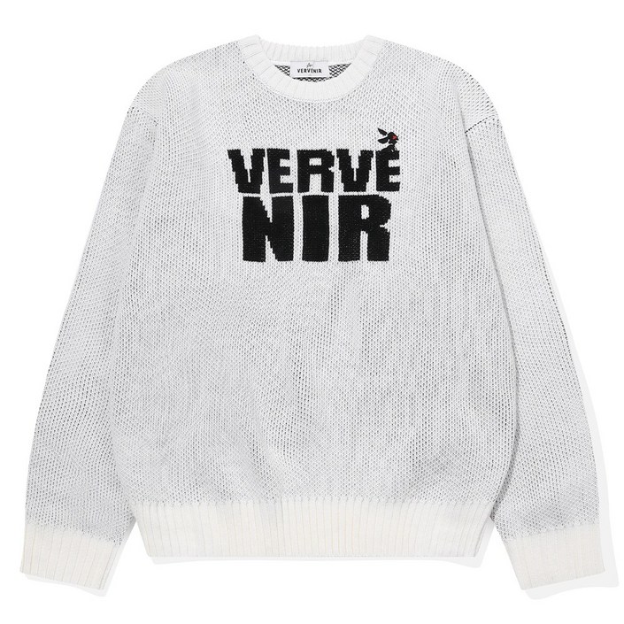 스타일리스트픽 남녀공용 라운드 오버핏 워셔블 긴팔 니트 스웨터