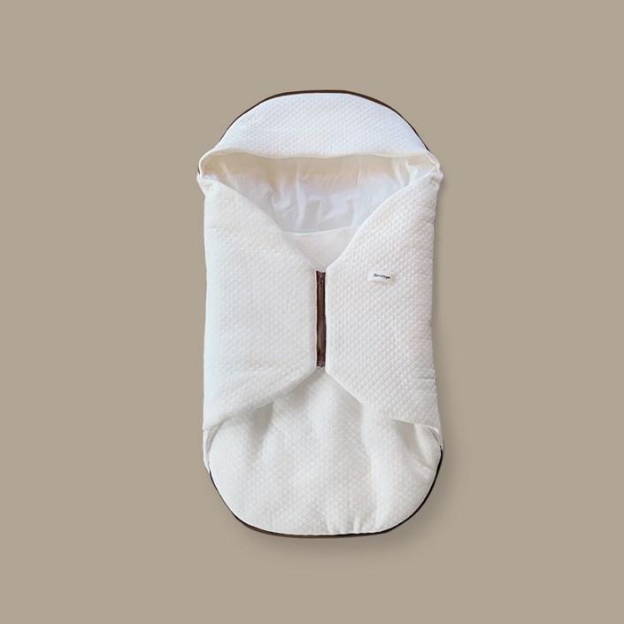 리코타입 겉싸개  지퍼형 고밀도 순면 누빔 4계절 신생아 출산준비