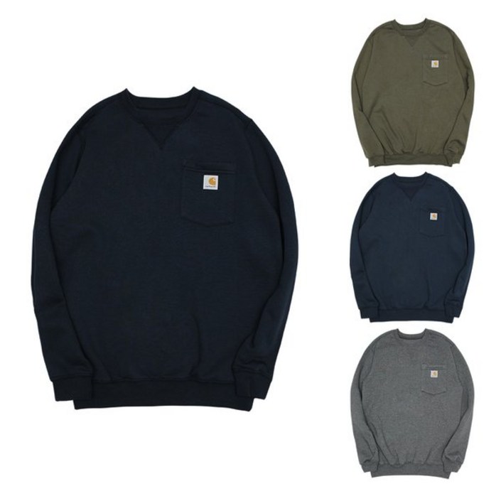 백화점정품 칼하트 티셔츠 포켓 맨투맨 103852