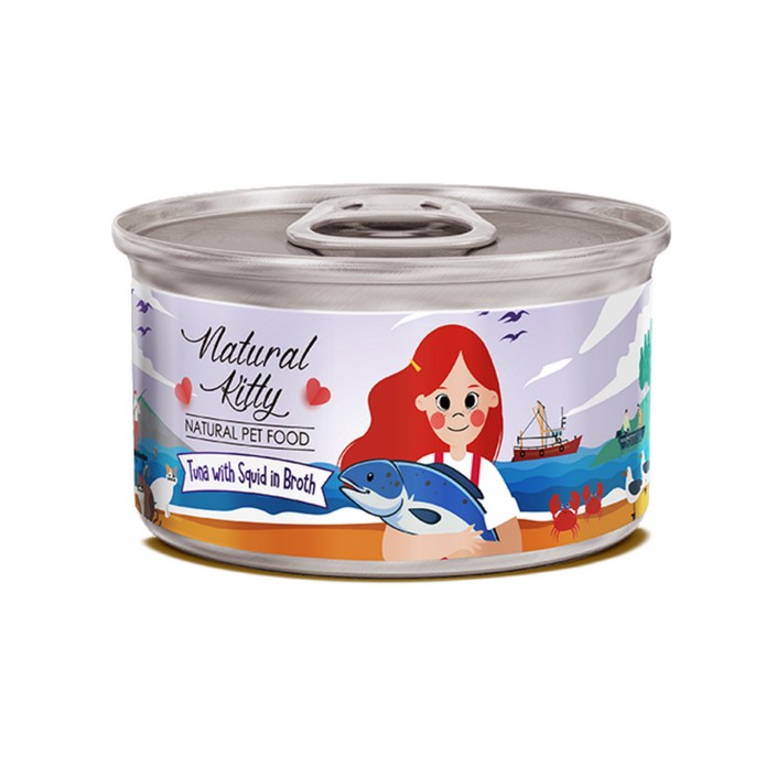 내추럴키티 육수캔 80g