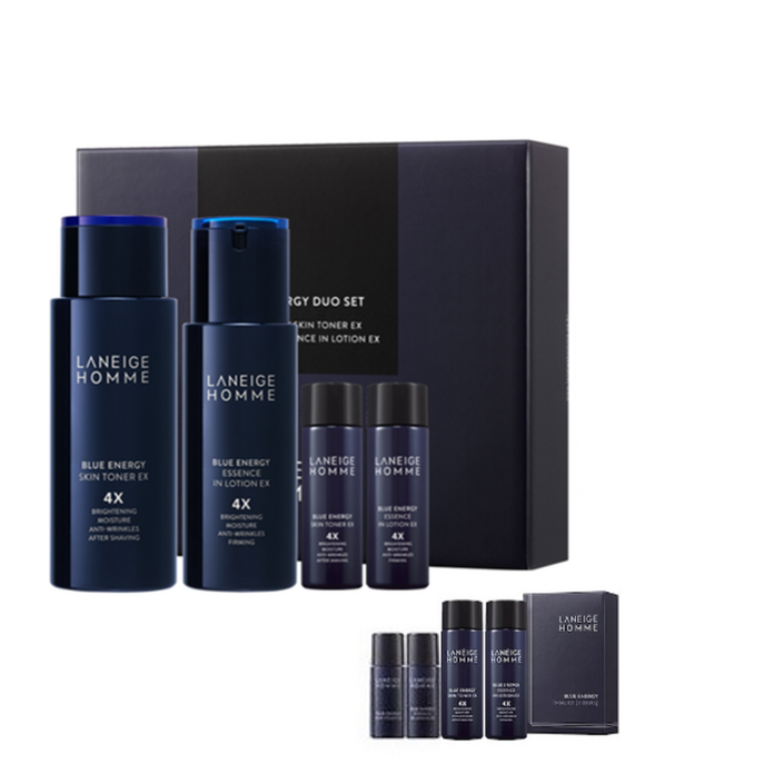라네즈옴므 블루에너지 EX 2종 세트+트라이얼2종키트+5ml*2