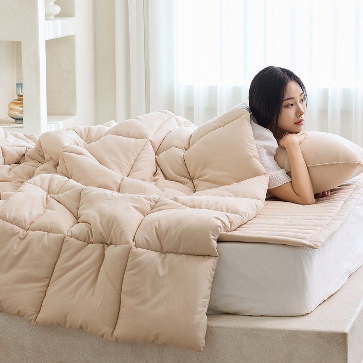 소리없는 알러지케어 차렵 이불패드베개 겨울 사계절 이불 침구 세트