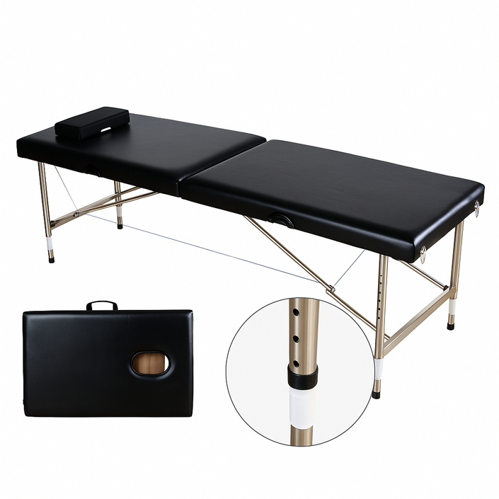 미용베드 접이식 마사지베드 높이 조절 안마 침대 반영구 타투 속눈썹