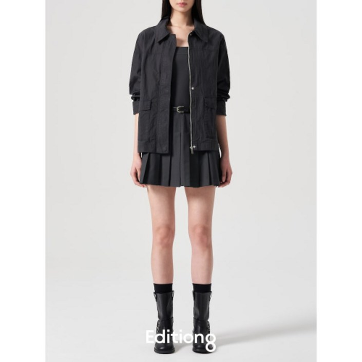 에잇세컨즈 8SECONDS EDITION8 벨티드 미니 원피스 애쉬 114371JY24 114371JY24 140021