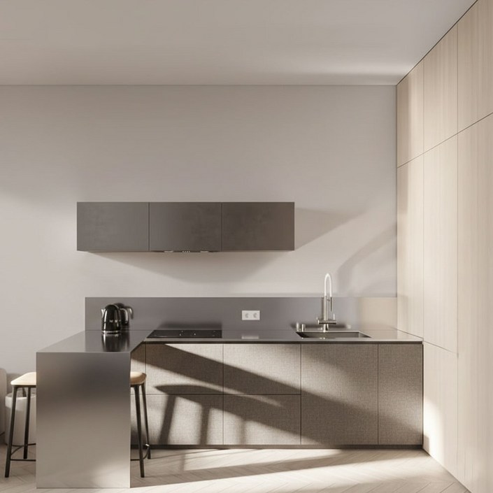 닥터씽크 릴러블키친7 샤를트위드 싱크대 주방 시공 리모델링, 1개