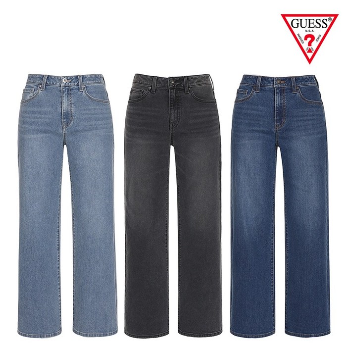 게스 여성 와이드핏 청바지 2025FW
