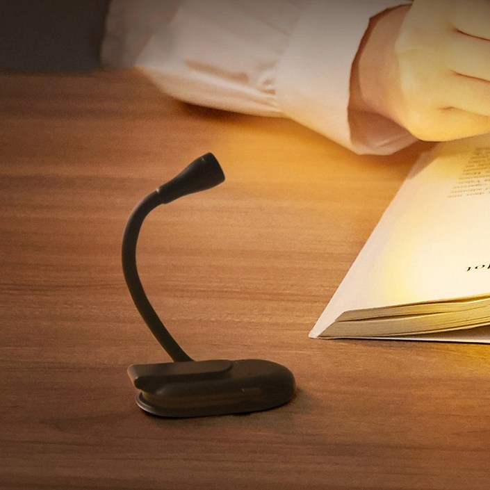 소소온 감성 미니 야간 독서등 집게 형식