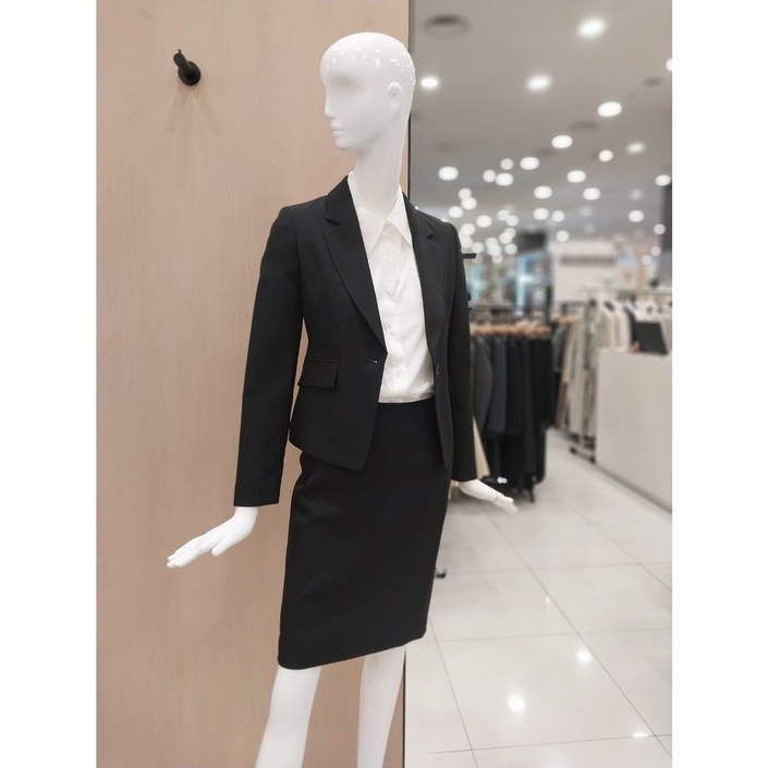 케네스레이디 E420N원버튼 면접용 정장자켓 블랙EGJKND8000