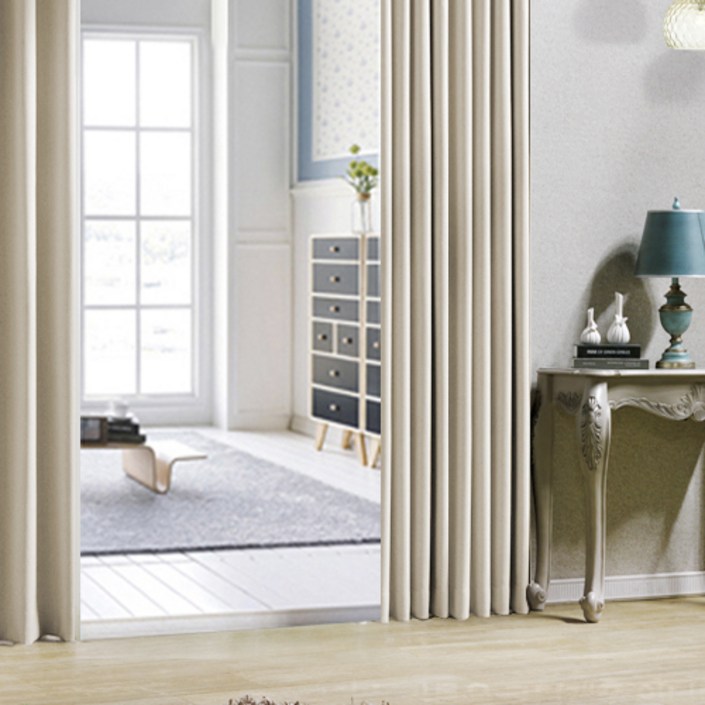 빠른배송 시우데코 오로라 암막커튼 커튼봉 or 커튼레일 세트 국내생산