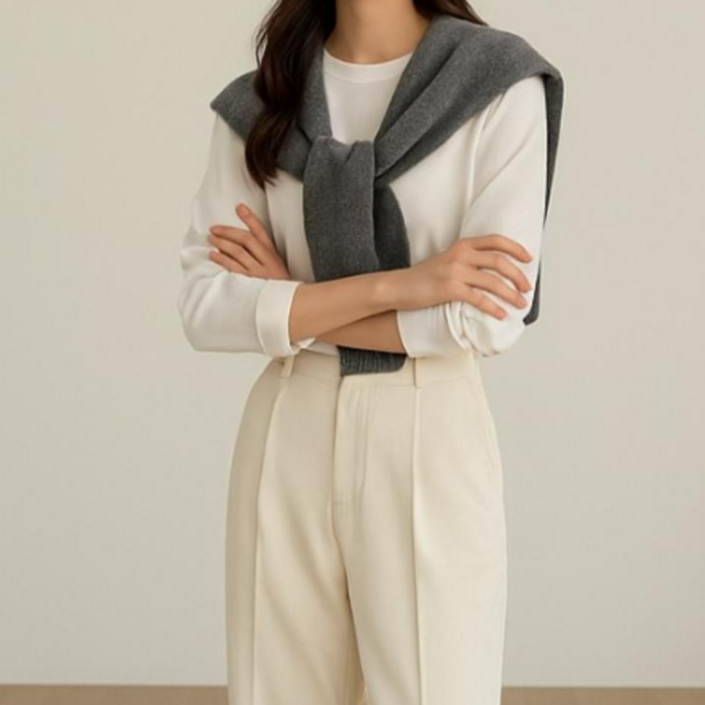걸치는 어부바니트 어깨숄가디건 캐시미어숄