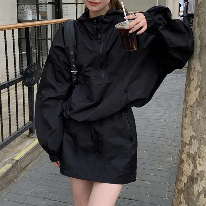 대박난박양 후드아노락스커트 바스락 트레이닝 SET